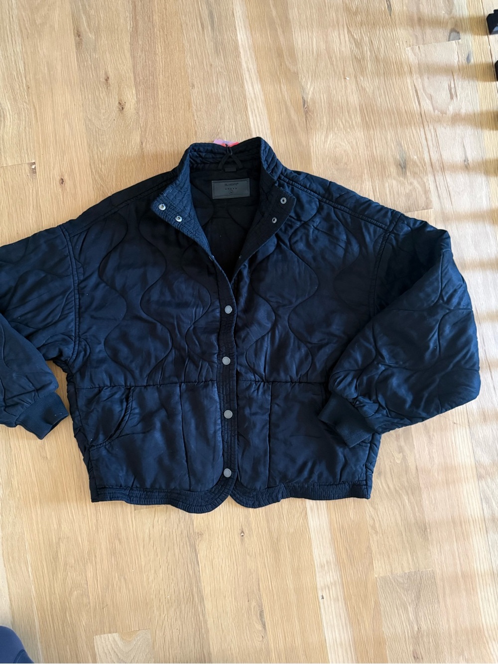 NWT Blank NYC quilted jacket- black- medium